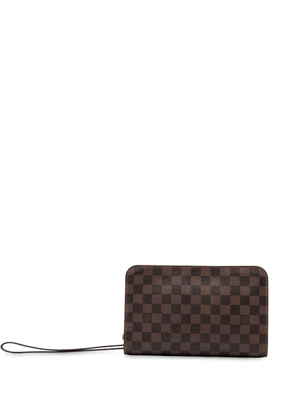 Louis Vuitton Pre-Owned 2003 Damier Ebene Saint Louis Pochette clutch bag - Brown