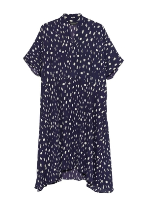 Balenciaga polka dot-pattern dress - Blue