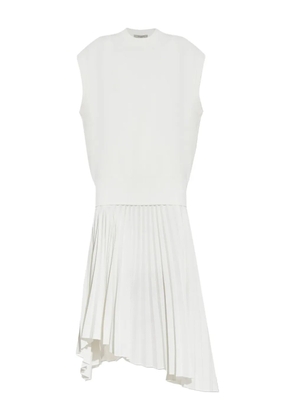 AllSaints pleated midi dress - White