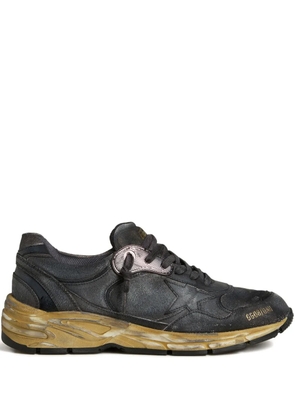 Golden Goose Dad-Star leather running sneakers - Black