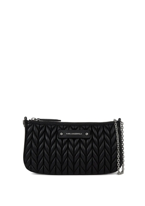 Karl Lagerfeld K/Weave shoulder bag - Black
