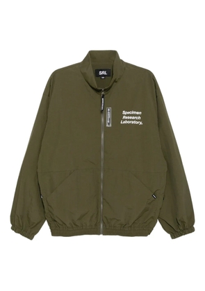 Neighborhood slogan-print jacket - Green