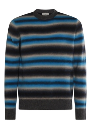Piacenza Cashmere ombré-striped sweater - Blue