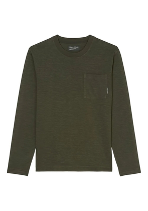 Marc O'Polo long-sleeve pocket T-shirt - Green