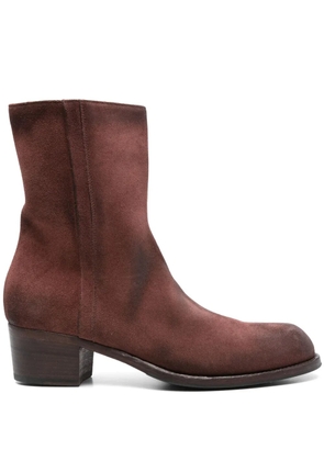 Pantanetti 50mm suede boots - Brown