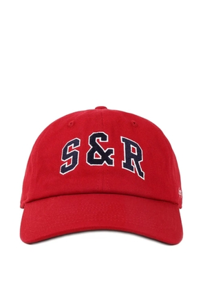 Sporty & Rich logo baseball cap - Red