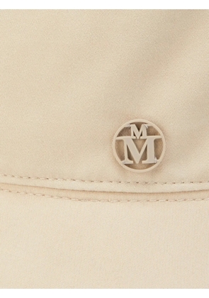 Maison Michel Axel logo-plaque hat - Neutrals