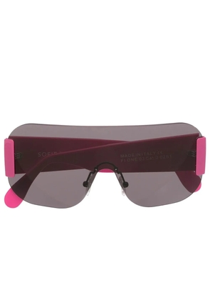 Sofie D'hoore colour-block sunglasses - Pink
