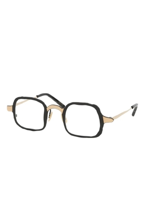Masahiro Maruyama geometric-frame glasses - Black