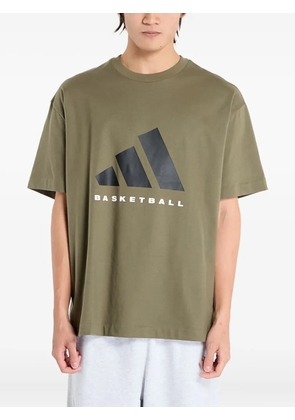 adidas Basketball Logo T-shirt - Green