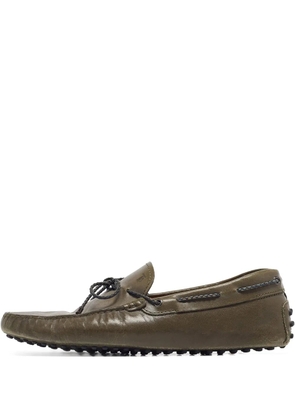 Tod's Vintage leather loafers - Green