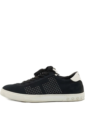 Tod's Vintage 2024 perforated suede sneakers - Blue