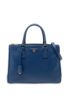Prada Pre-Owned 2010-2025 Medium Saffiano Lux Galleria Double Zip satchel - Blue