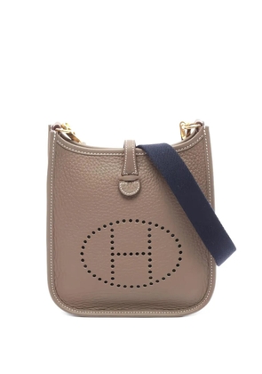 Hermès Pre-Owned 2025 Evelyne 16 Sellier leather cross body bag - Brown