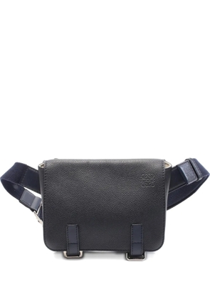 Loewe Pre-Owned 2000s leather messenger bag - Blue