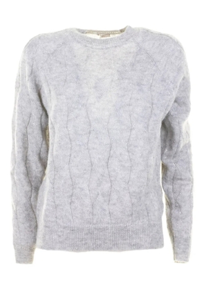 Peserico cable-knit sweater - Grey