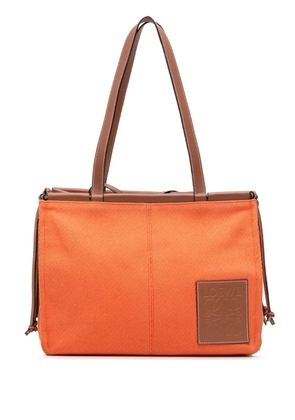 Loewe Pre-Owned 2019 Small Canvas Cushion tote bag - Orange