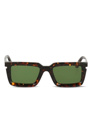 Off-White tortoiseshell square-frame sunglasses - Black