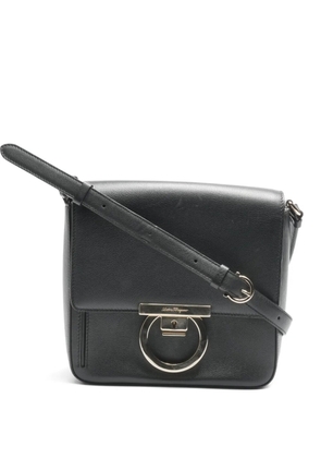 Ferragamo Pre-Owned 2000-2020 Ganchini leather shoulder bag - Black