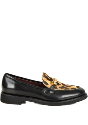 Viola Ricci horsebit-detail loafers - Black