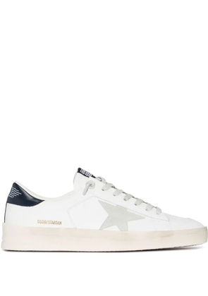 Golden Goose star-patch lace-up sneakers - White