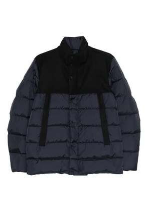 Herno panelled quilted coat - Blue