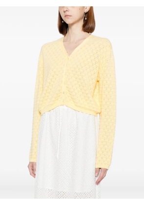 To b. by agnès b. Deisy striped cardigan - Yellow
