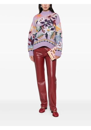 AGOLDE 90's high-waisted trousers - Red