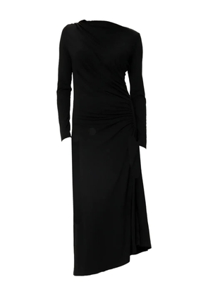 VIVEH Nashira draped-design midi dress - Black