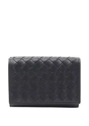 Bottega Veneta Pre-Owned 2012-2025 Nappa Intrecciato Trifold Wallet small wallets - Black