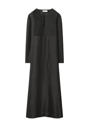 Tory Burch pleated-panel caftan - Black