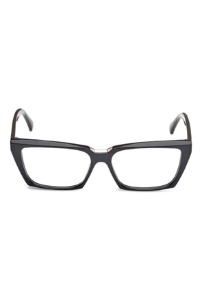Max Mara Eyewear geometric frame glasses - Black
