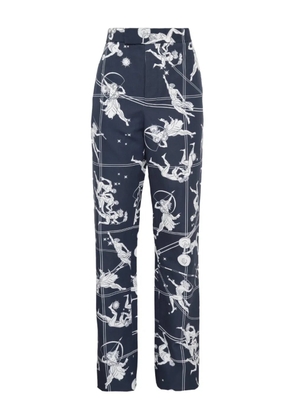 Thom Browne printed trousers - Blue