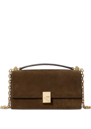 Kate Spade mini Deco suede shoulder bag - Brown