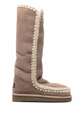 Mou Eskimo 50 shearling boots - Neutrals