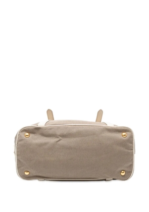 Prada Pre-Owned 2013-2025 Canvas Canapa Logo satchel - Brown