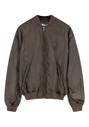 Ih Nom Uh Nit number-detail bomber jacket - Green