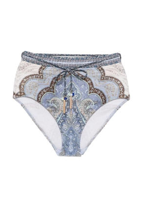 ZIMMERMANN Wanderlust bikini bottoms - Blue