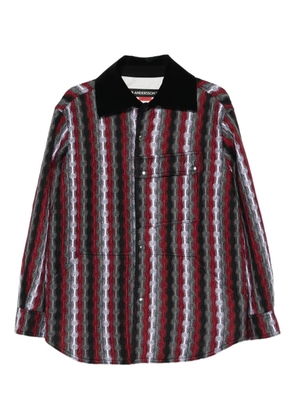 Andersson Bell knitted stripe shirt - Red