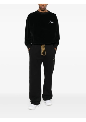 RHUDE logo-embroidery sweatshirt - Black