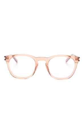 Saint Laurent Eyewear round-frame glasses - Brown