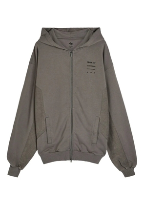REPRESENT 247 zip-fastening hoodie - Grey