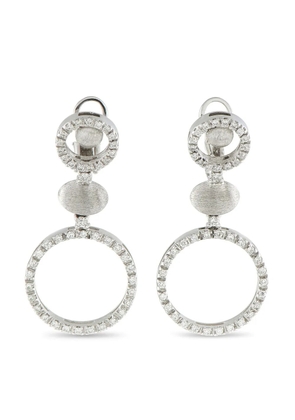 NANIS 18K white gold diamond earrings - Silver