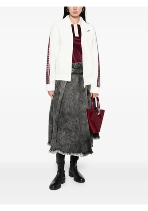 adidas Archive Cutline cable-knit knitwear - White