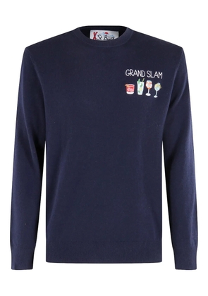 MC2 Saint Barth Heron graphic sweater - Blue