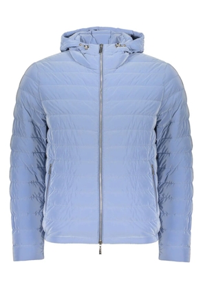 Moorer hooded padded jacket - Blue