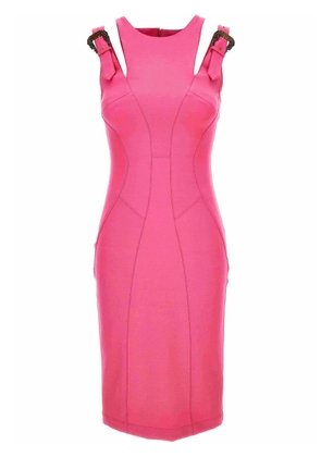 Versace Jeans Couture buckled dress - Pink