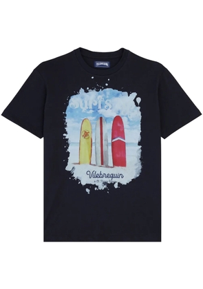Vilebrequin graphic-print cotton T-shirt - Blue