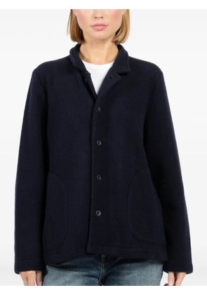 Labo Art buttoned-up virgin-wool jacket - Blue