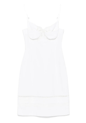 SHUSHU/TONG double-bodice midi dress - White